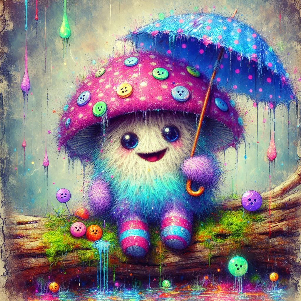 Fluffy mushroom spirit