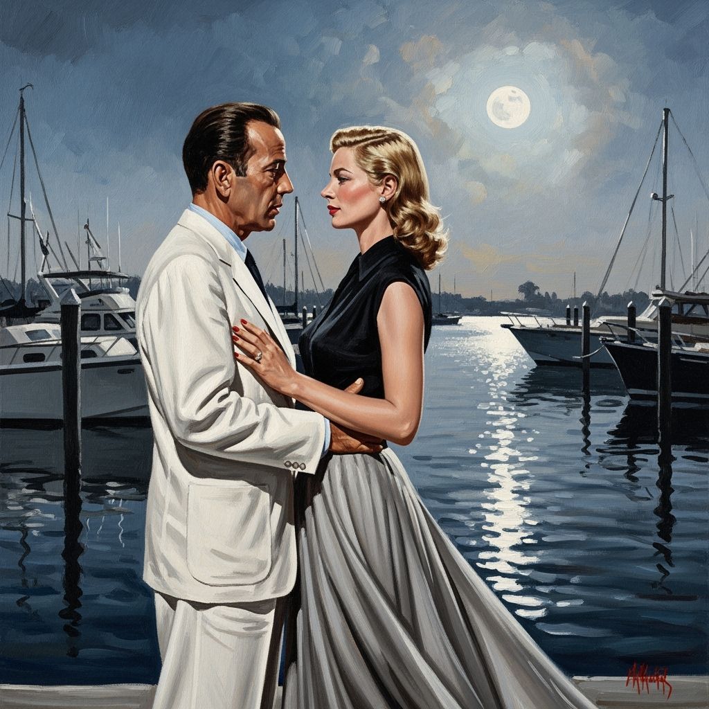" ... just like Bogart and Bacall. "  by @Lynn Kopelke