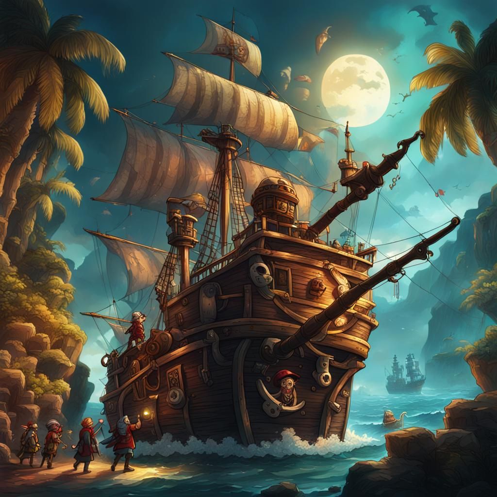The cover for a children's book about pirates