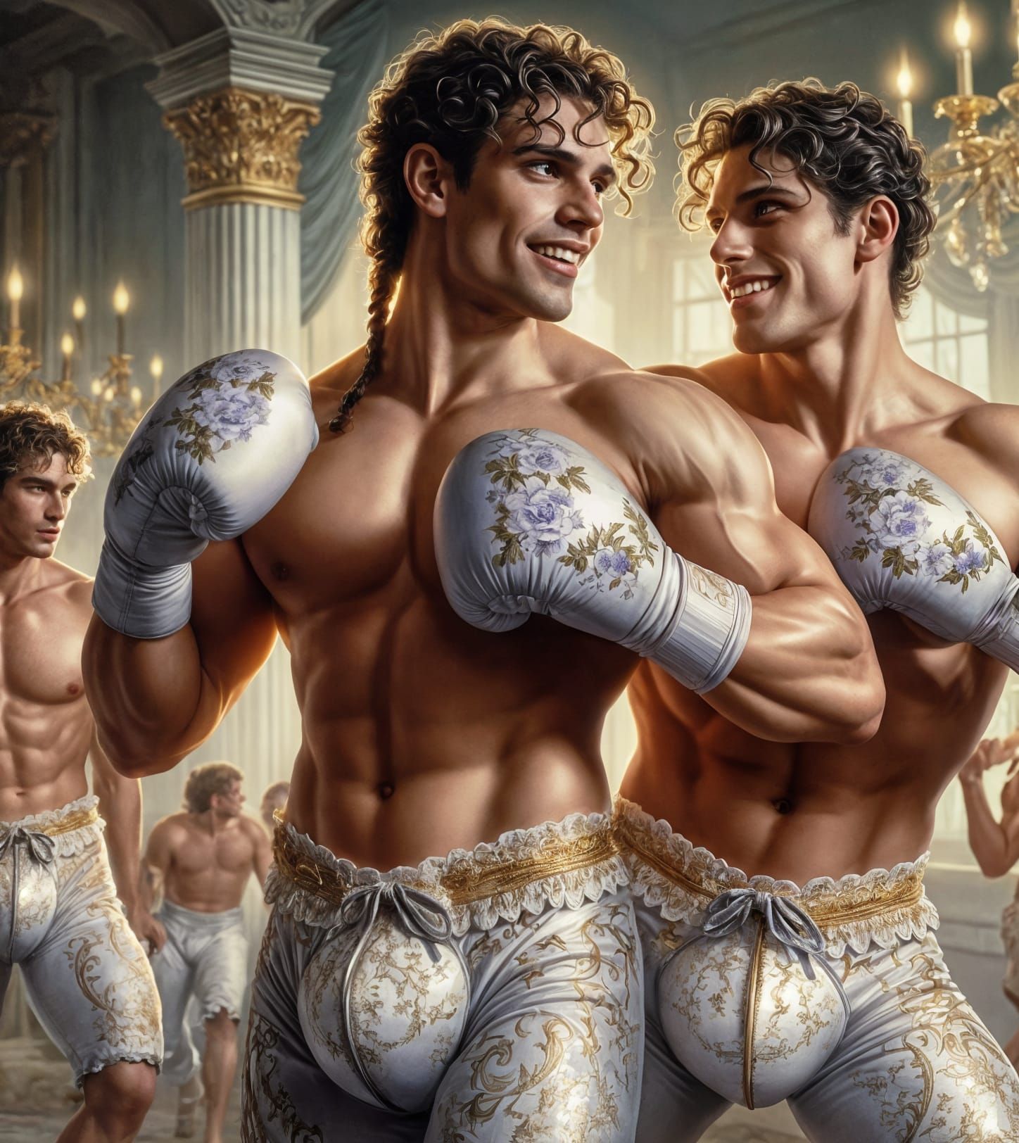 Rococo Ballroom Boxing & Bloomers Party 1