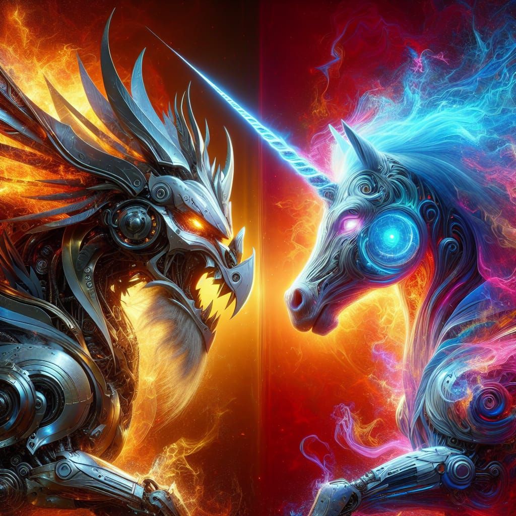 MechaPhoenix vs Energy Unicorn