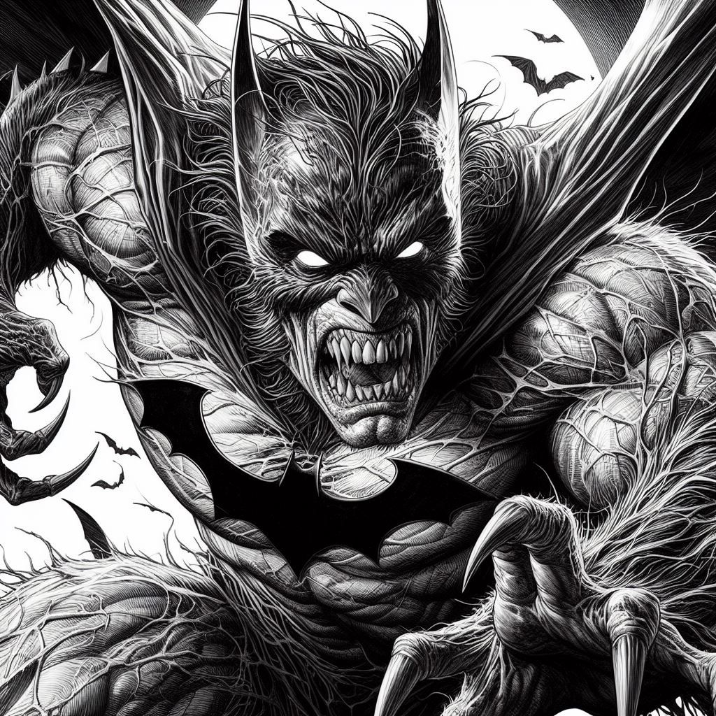 Werebat man