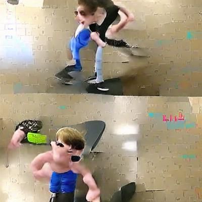 Stupid kid vs cool chad