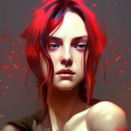 huggy wuggy red - AI Generated Artwork - NightCafe Creator