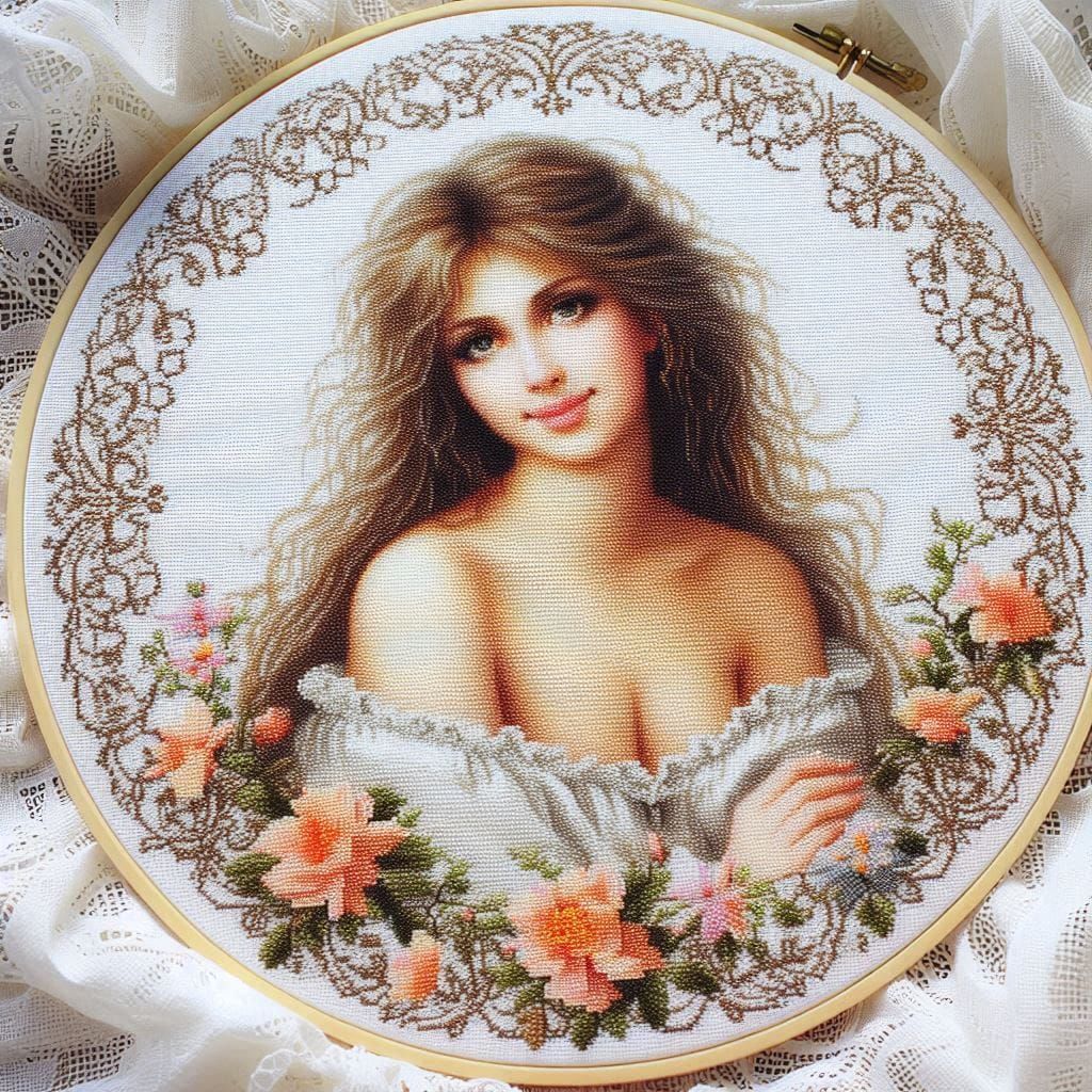 Cross stitch beauty...