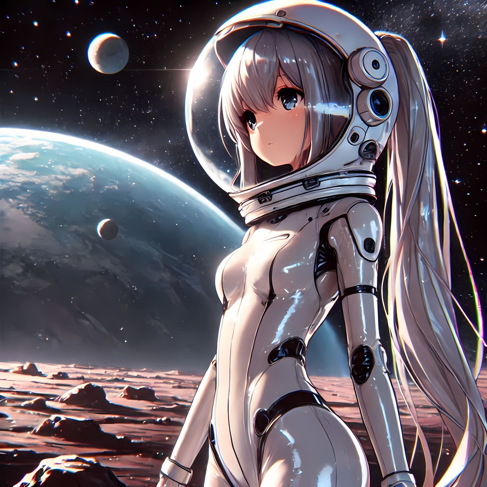 A single star in an infinite universe