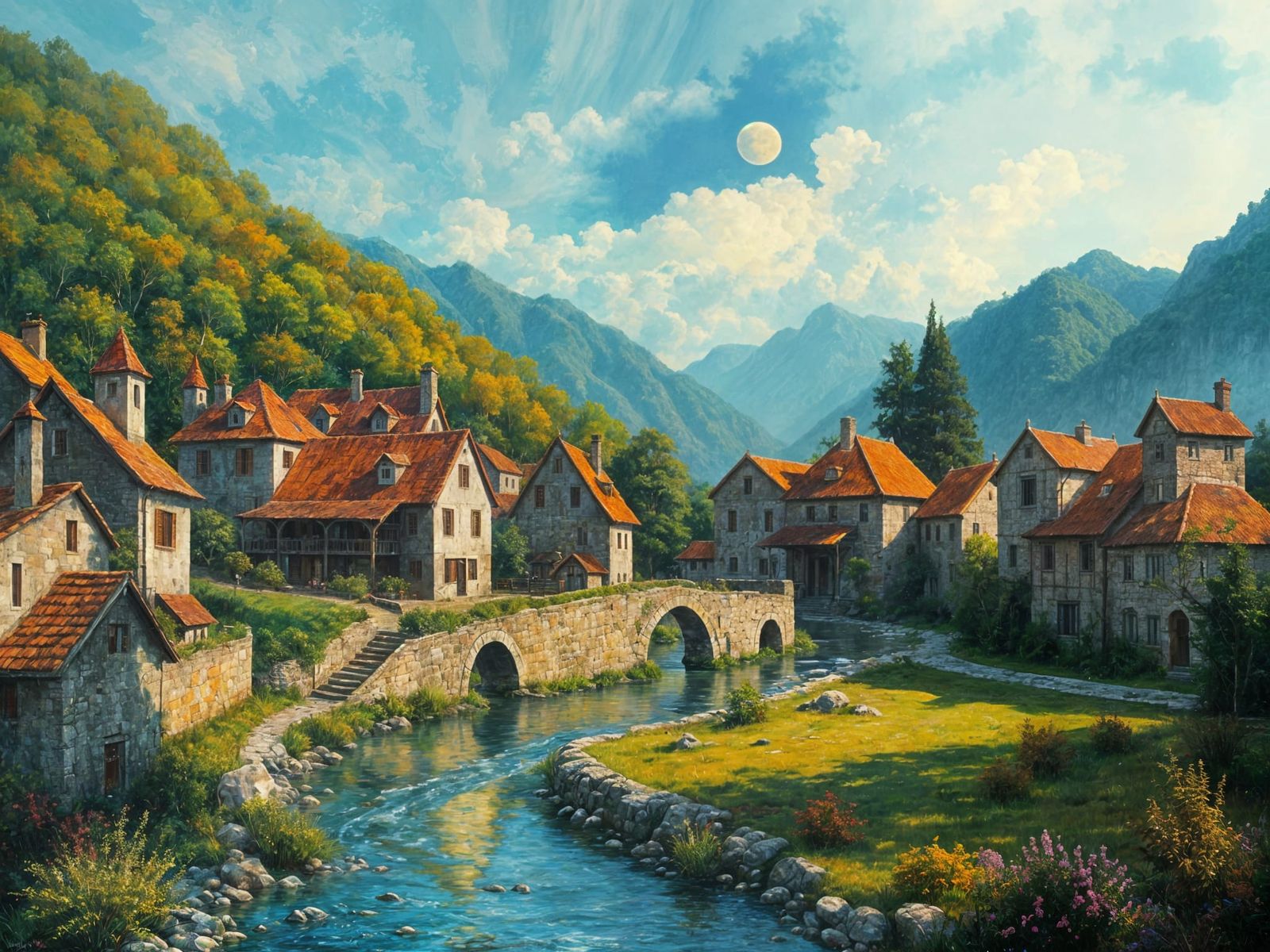 cozy village  by @RatzeP2