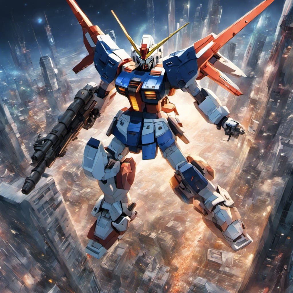 Gundam - AI Generated Artwork - NightCafe Creator