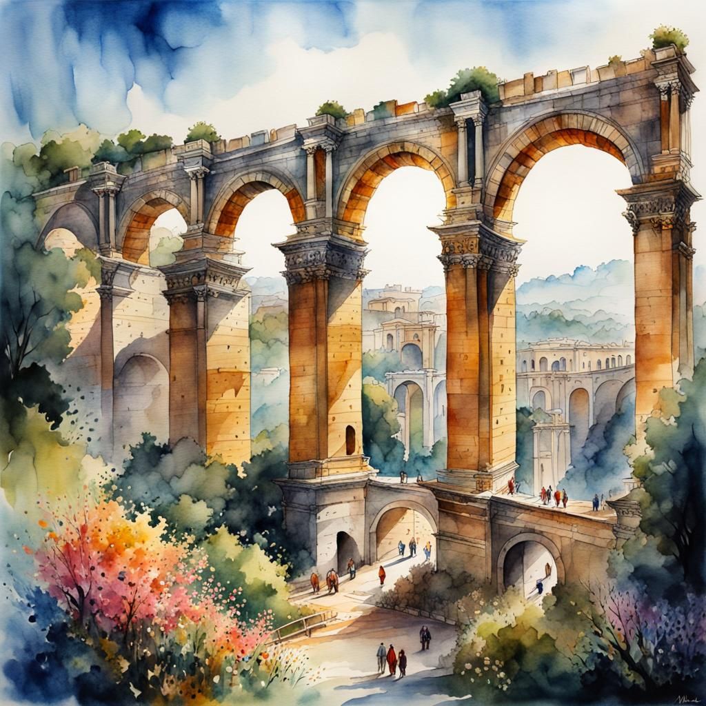 Aqueduct  by @Novael