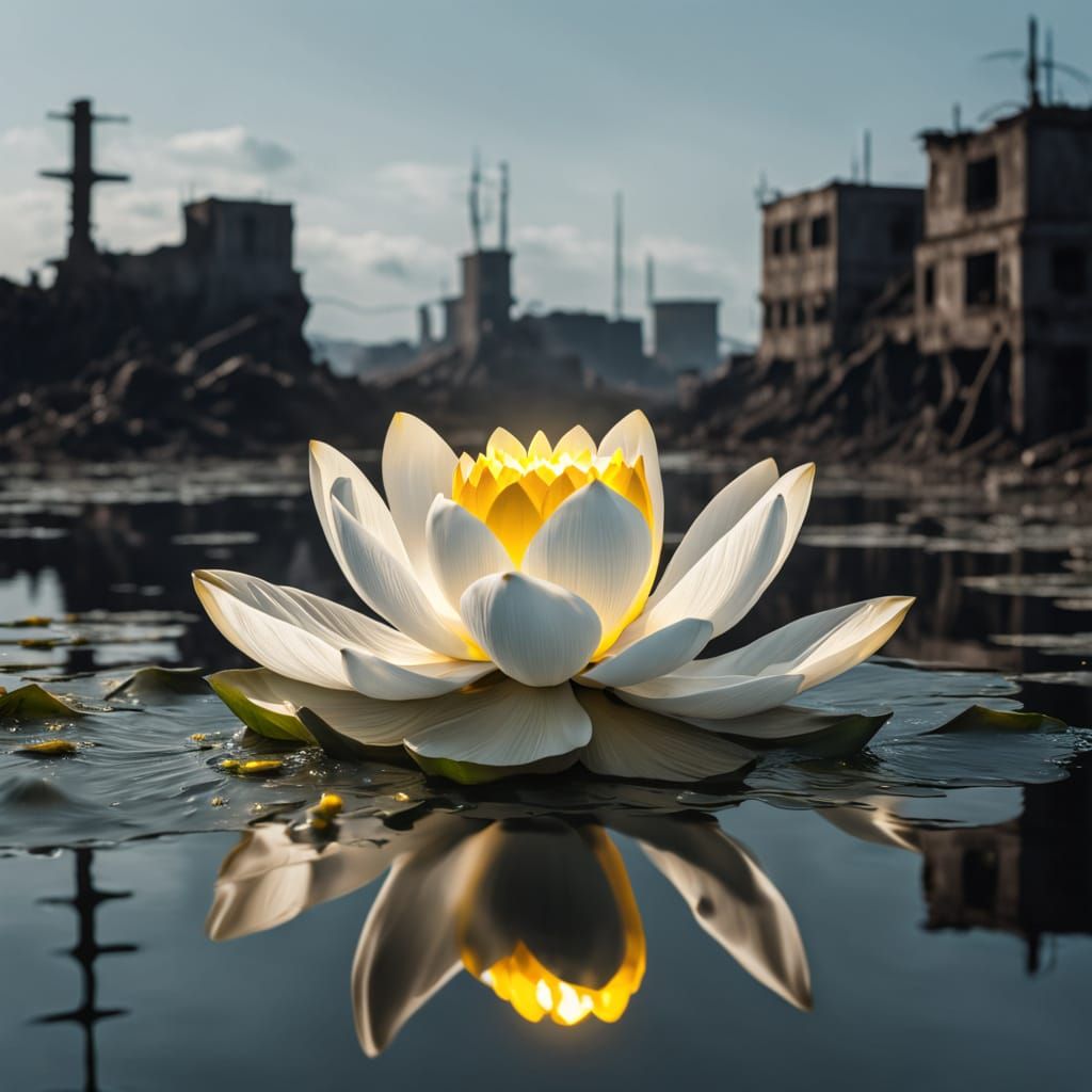 Lotus hope  by @Hugues Lajeunesse