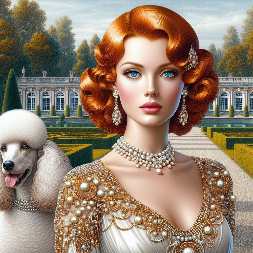 Lady and Poodle