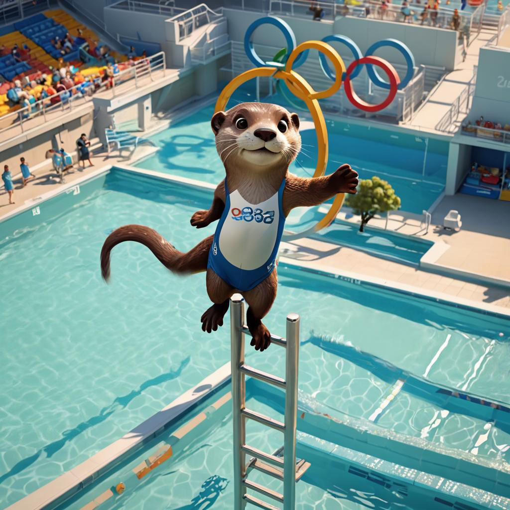 Paris Olympic 2024: Otter diving event