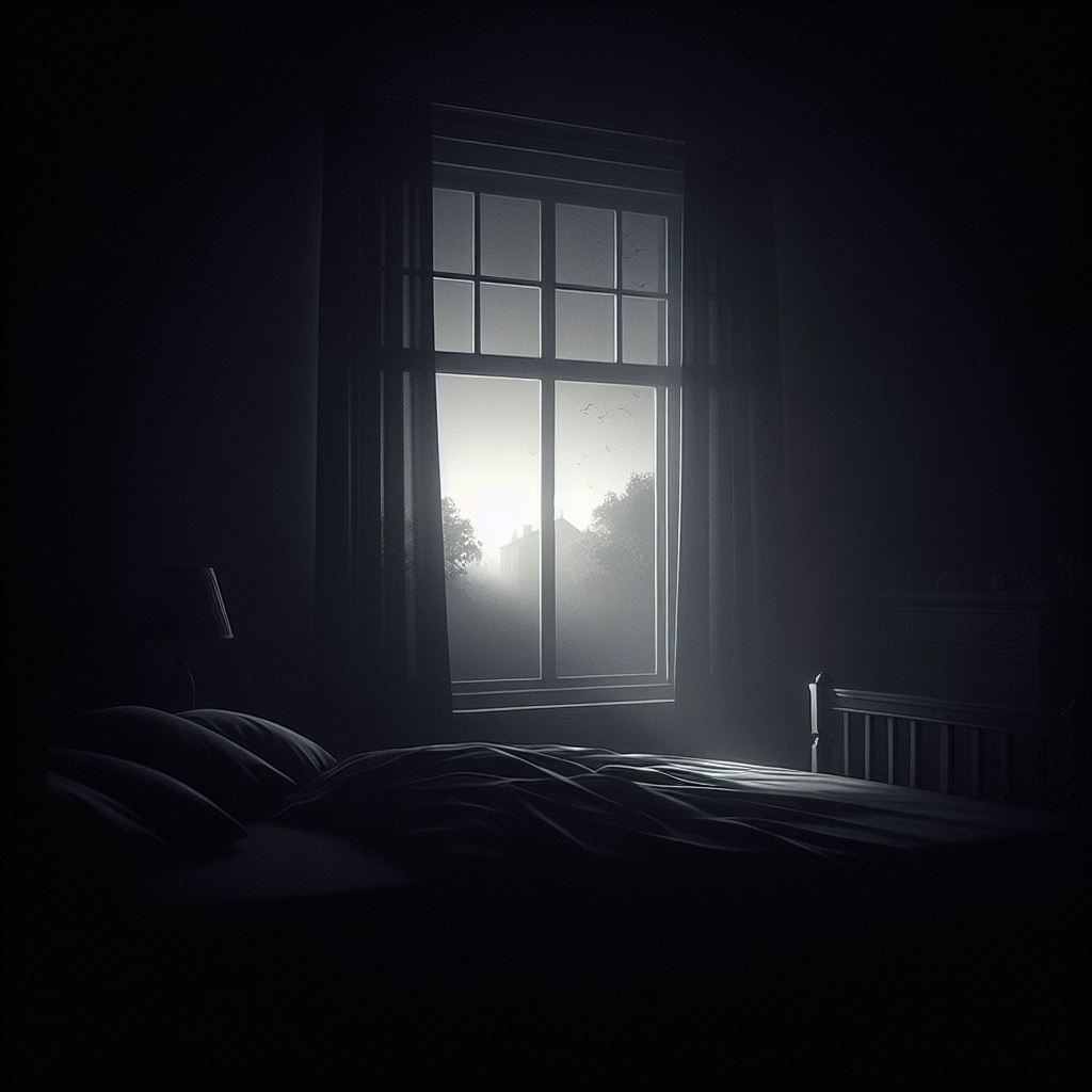 The first hint of dawn arrives like a shy guest.