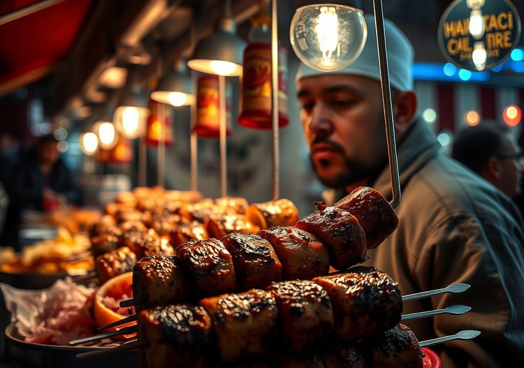 Street Food at a Turkish Market