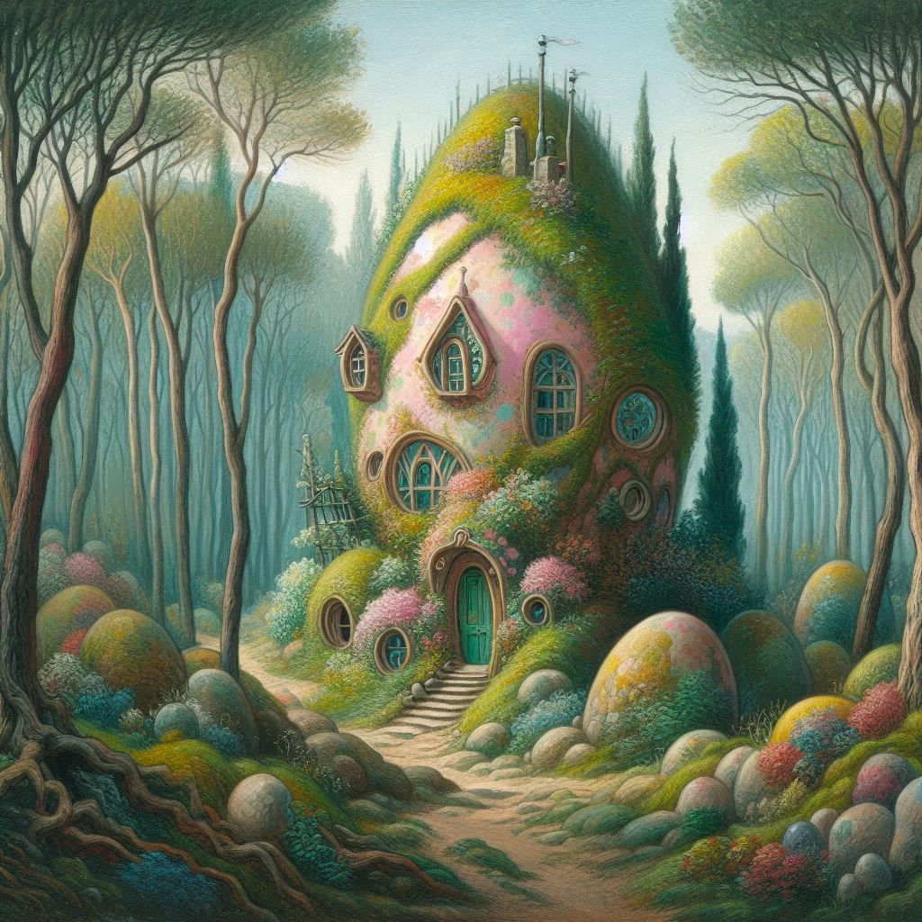 Whimsical Egg-House