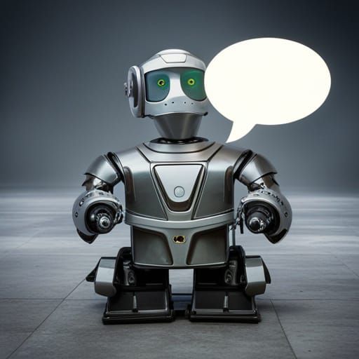 Robot Asks: What is Art? Cinematic Still