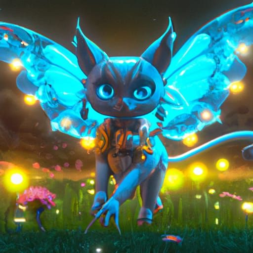 Fairy kitten