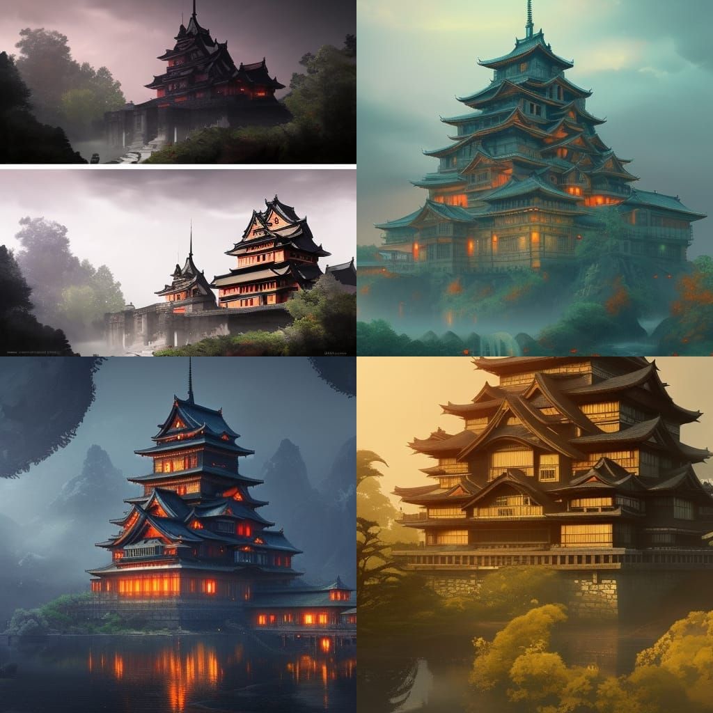 Haunted Japanese castle