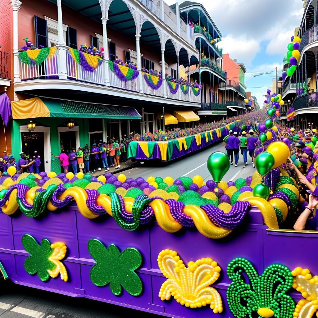Mardi Gras Time In New Orleans