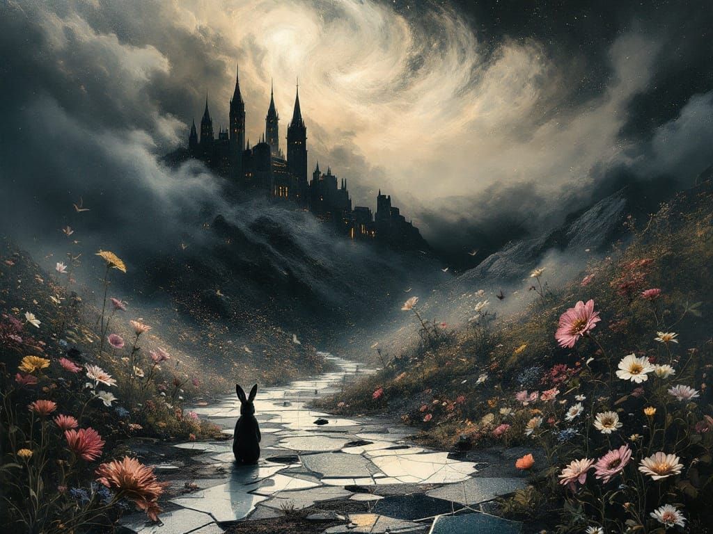 Dark castle  by @Drone fly