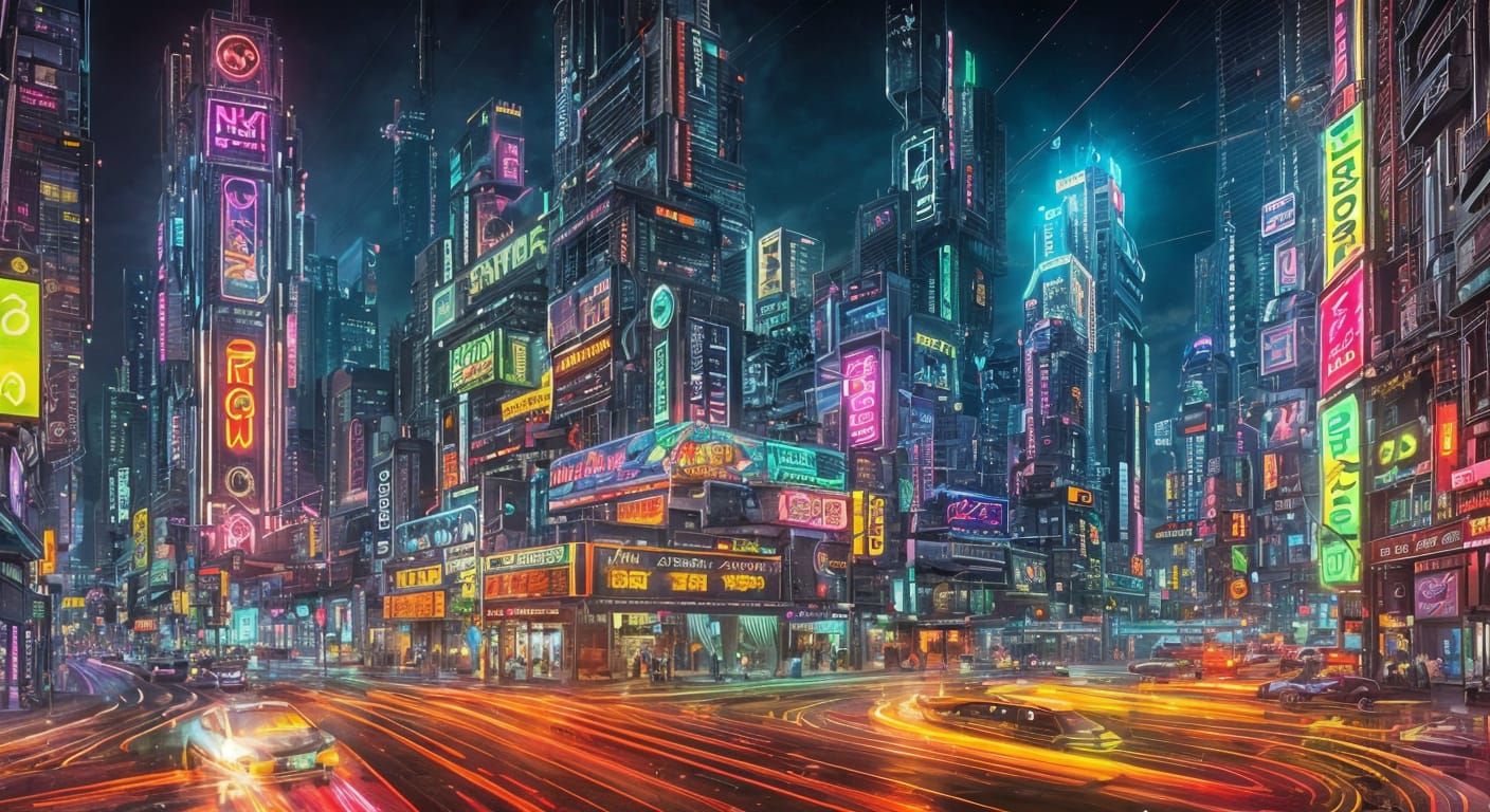 Cyberpunk city