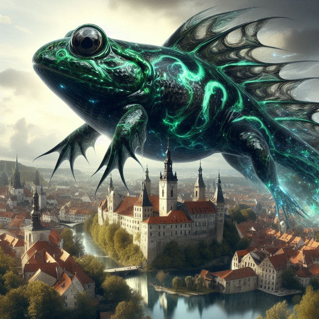 The flying giant tadpole