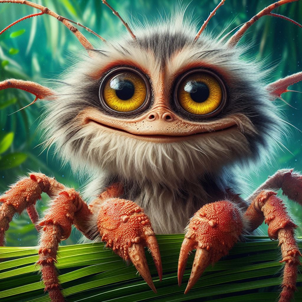 Cute alien crab creature 🦀