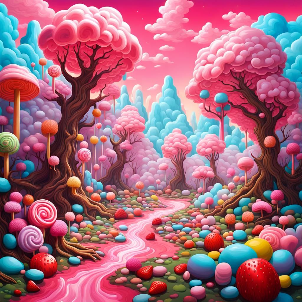 Candy forest   by @Boxer Fan