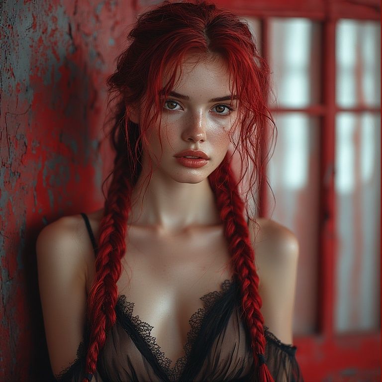 Red braids