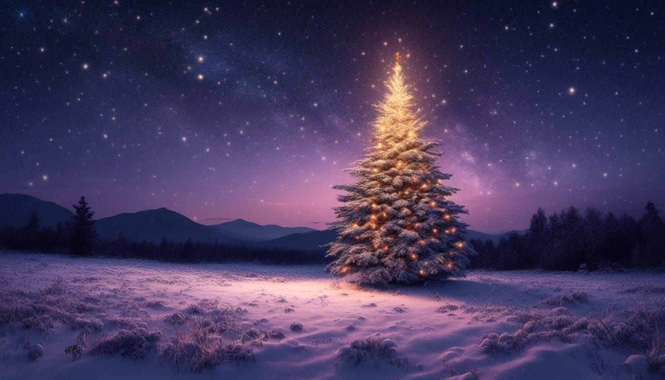 Christmas Tree - AI Generated Artwork - NightCafe Creator