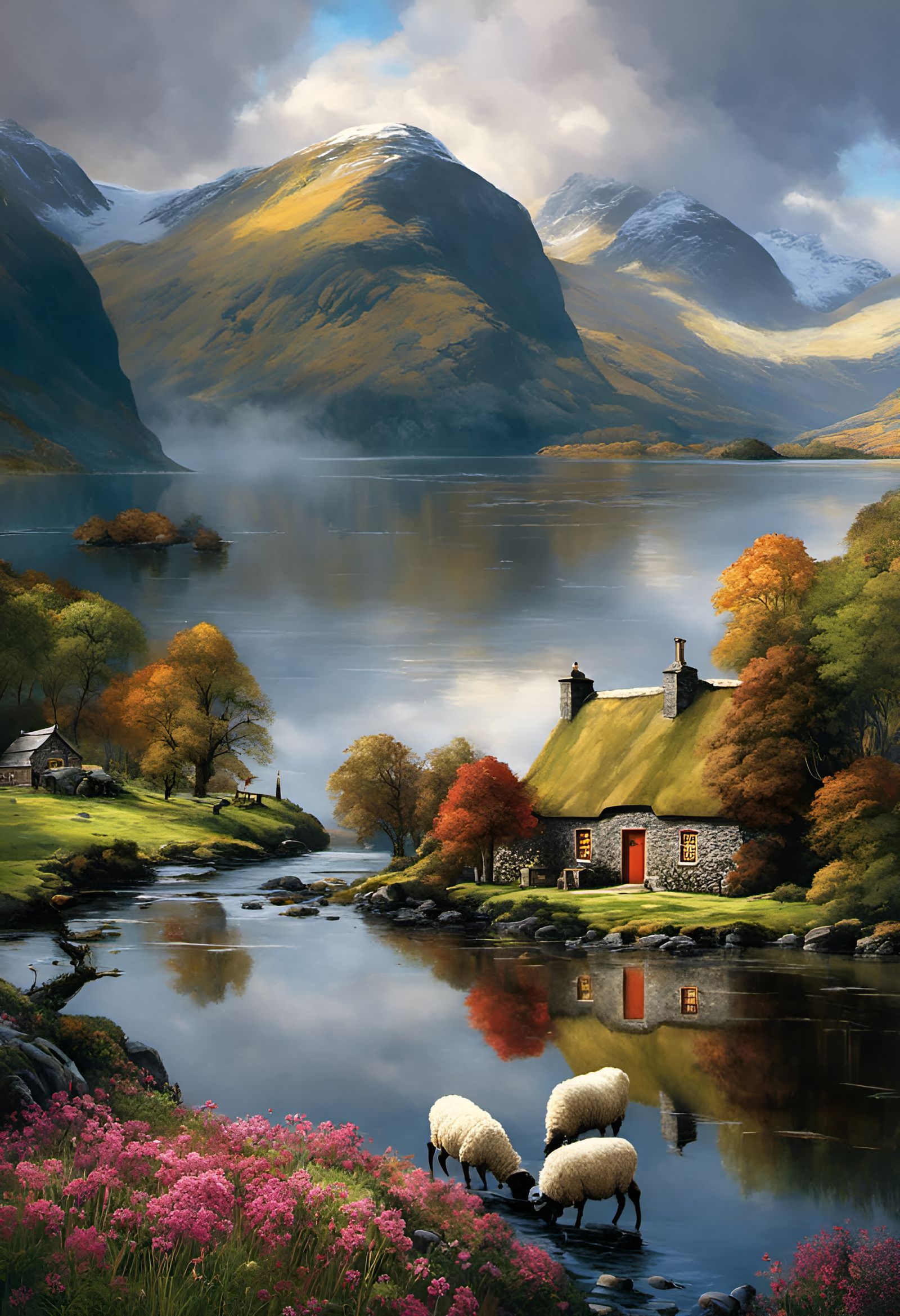 A peaceful retreat in the tranquil beauty of the Scottish Hi...