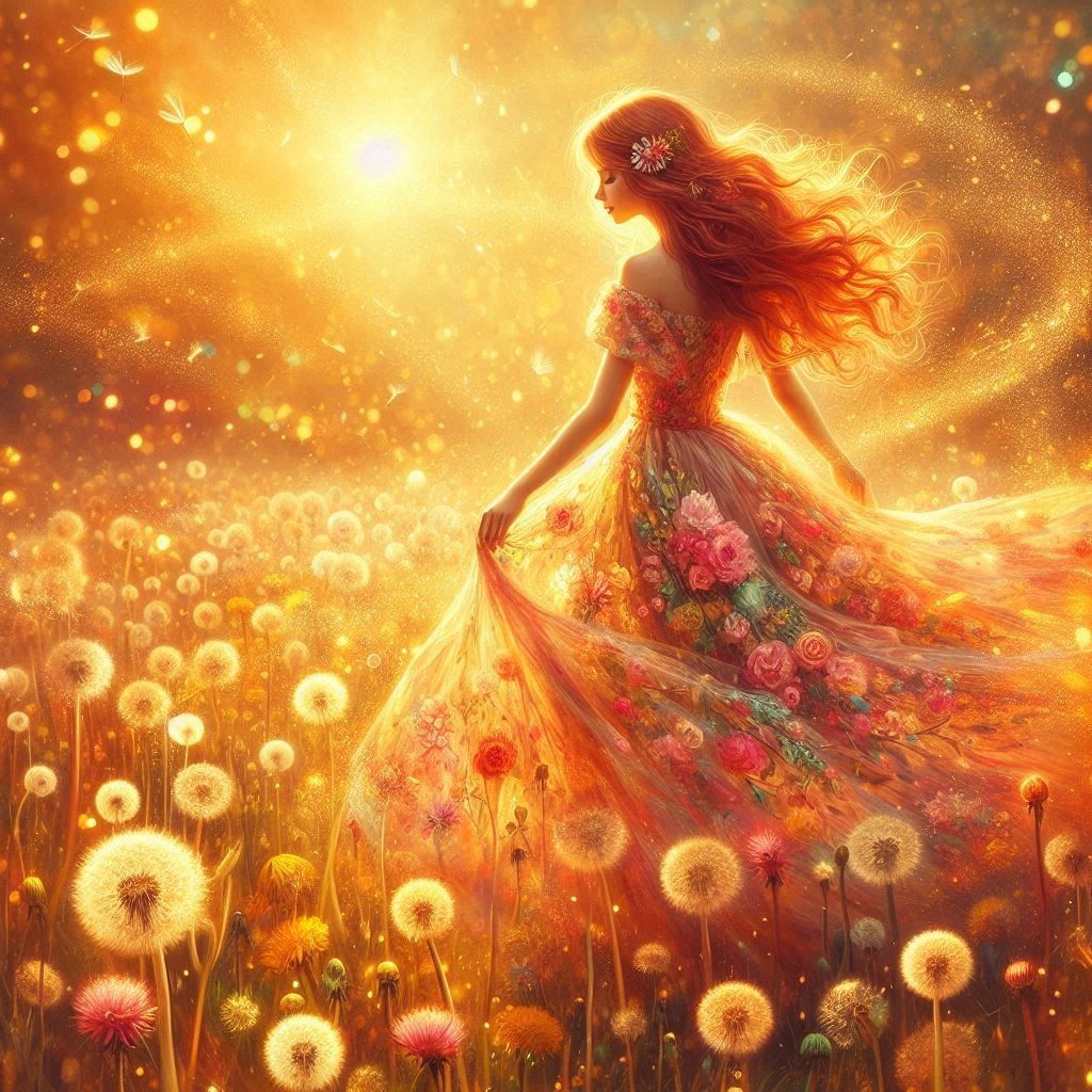 Delightful Dandelions  by @zephyrael