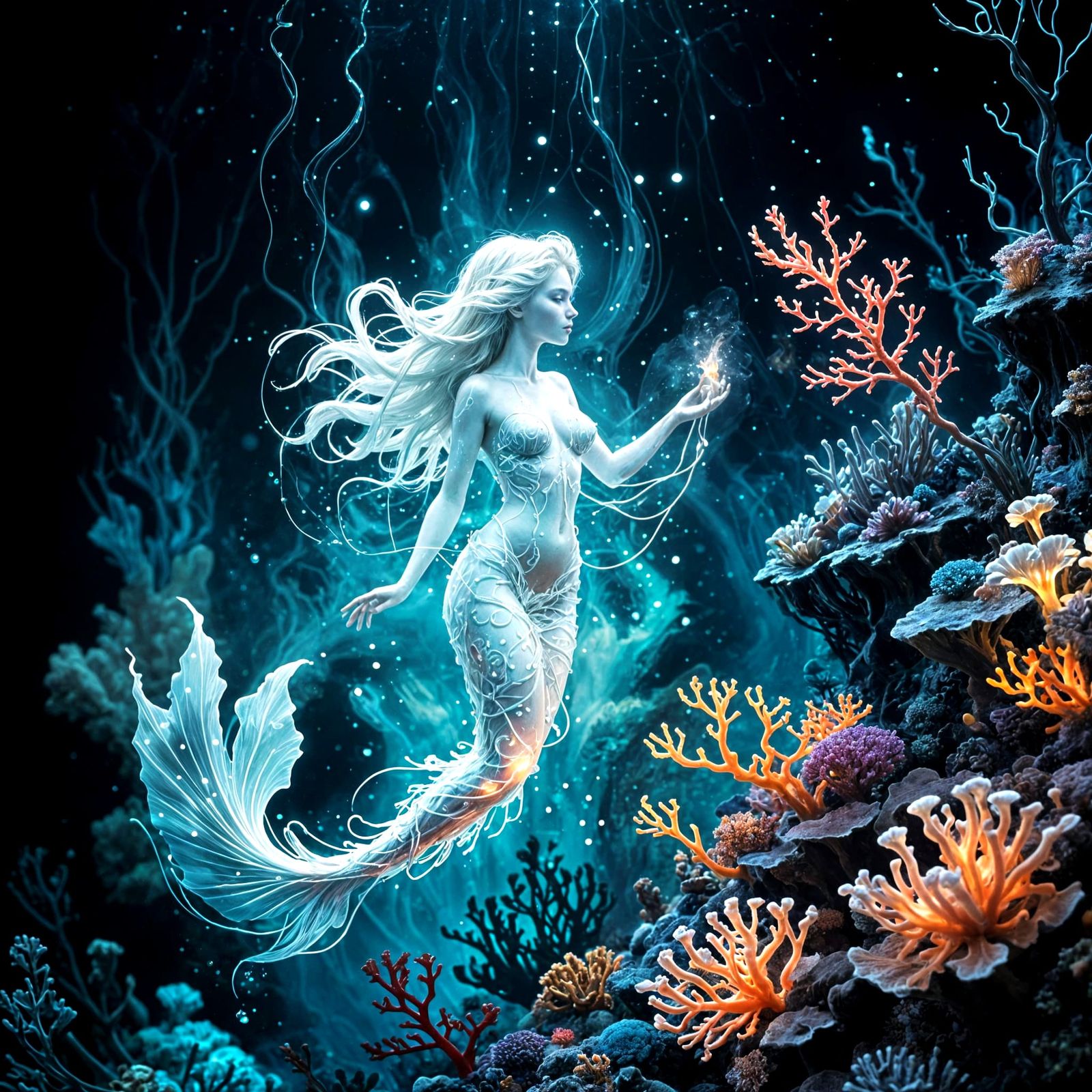 Mermaid World  by @Sherkhal
