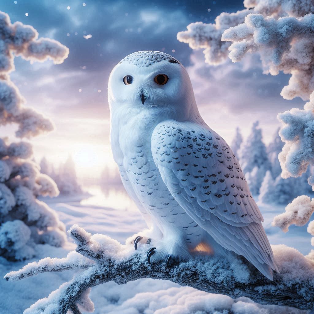 Snow owl