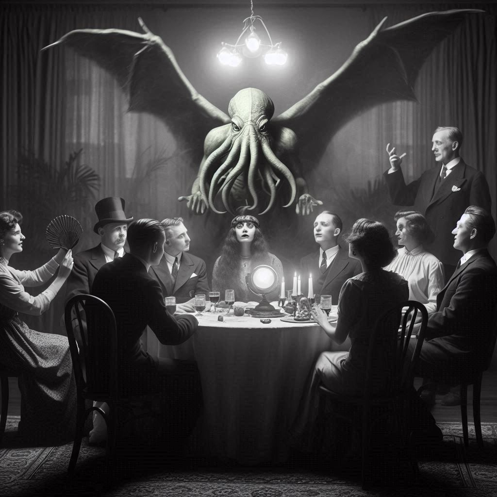 "Let's invite a medium", they said. "It will be fun for Hall...