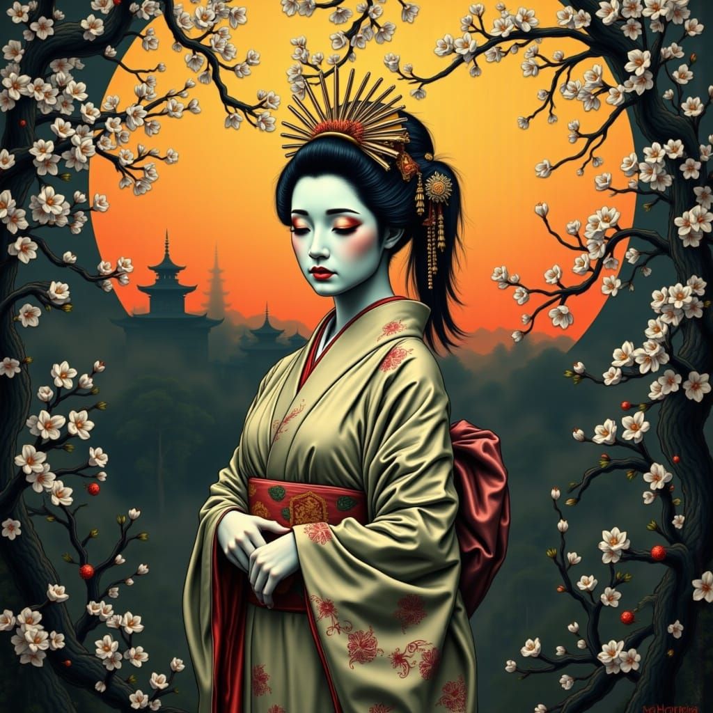 Mourning Geisha