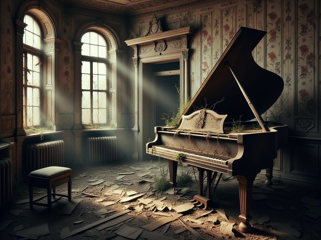 An old abandoned room  by @DaveyJ