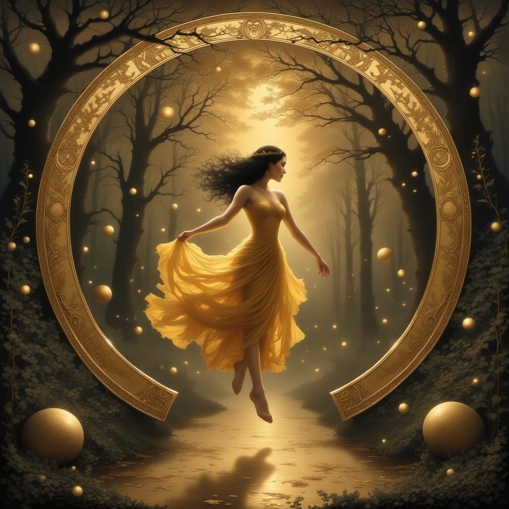 A dance like no other, with magic in her feet
Every step she takes, leaves a sparkled beat
A whirling charm that glows like rainbow's end
In...