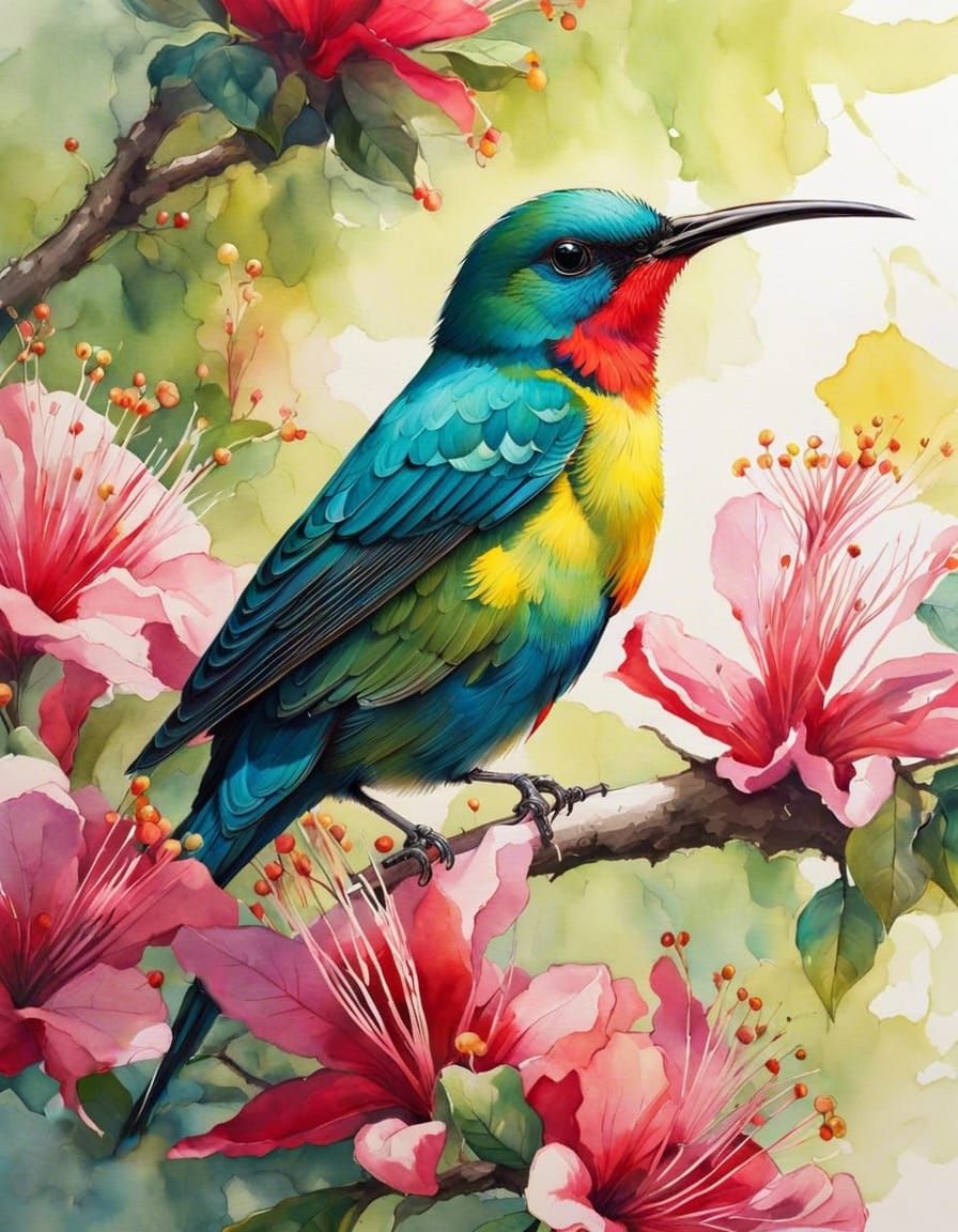 Fictional Sunbird