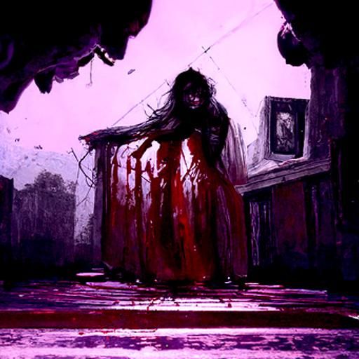 She Is Bleeding through the Ceiling