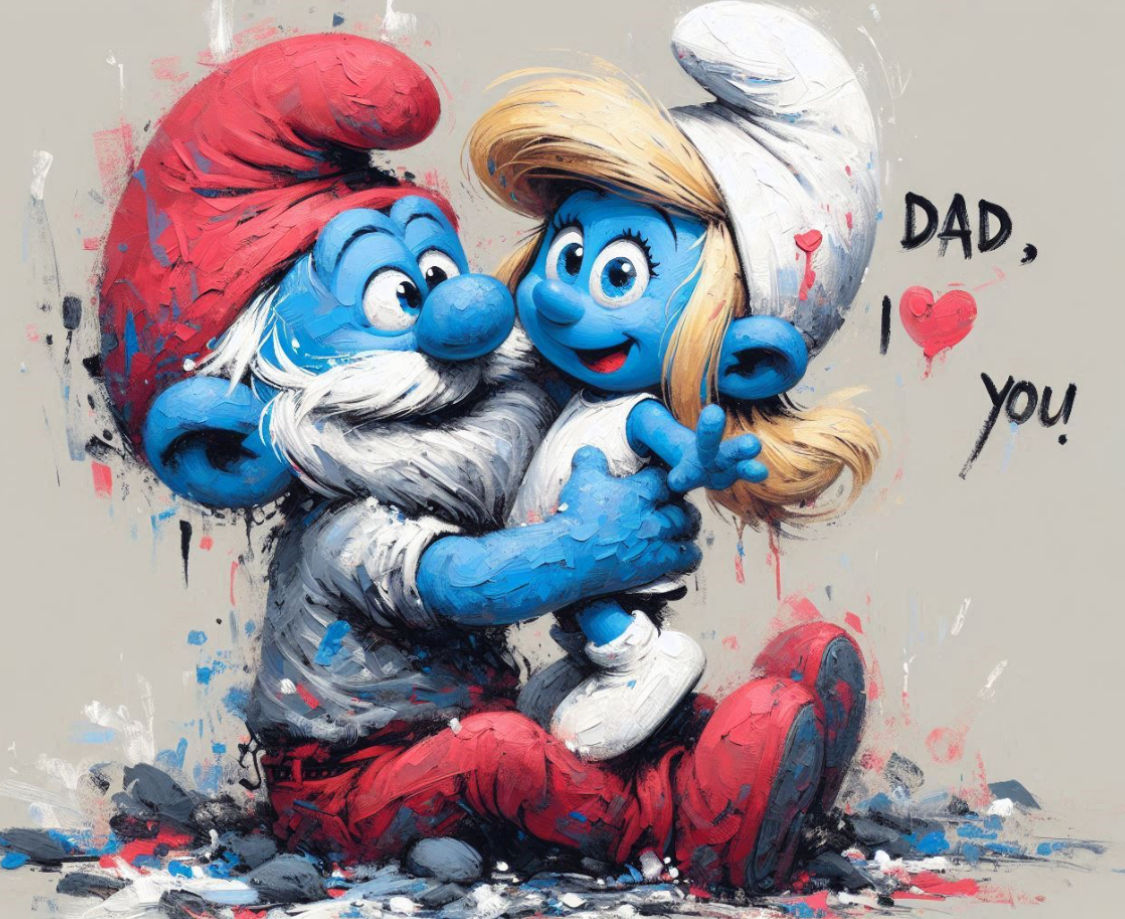 Smurf - Dad, I love you ❤️