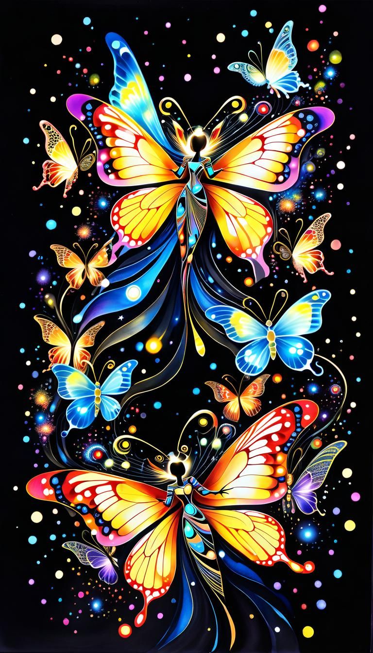 Flutterby - AI Generated Artwork - NightCafe Creator