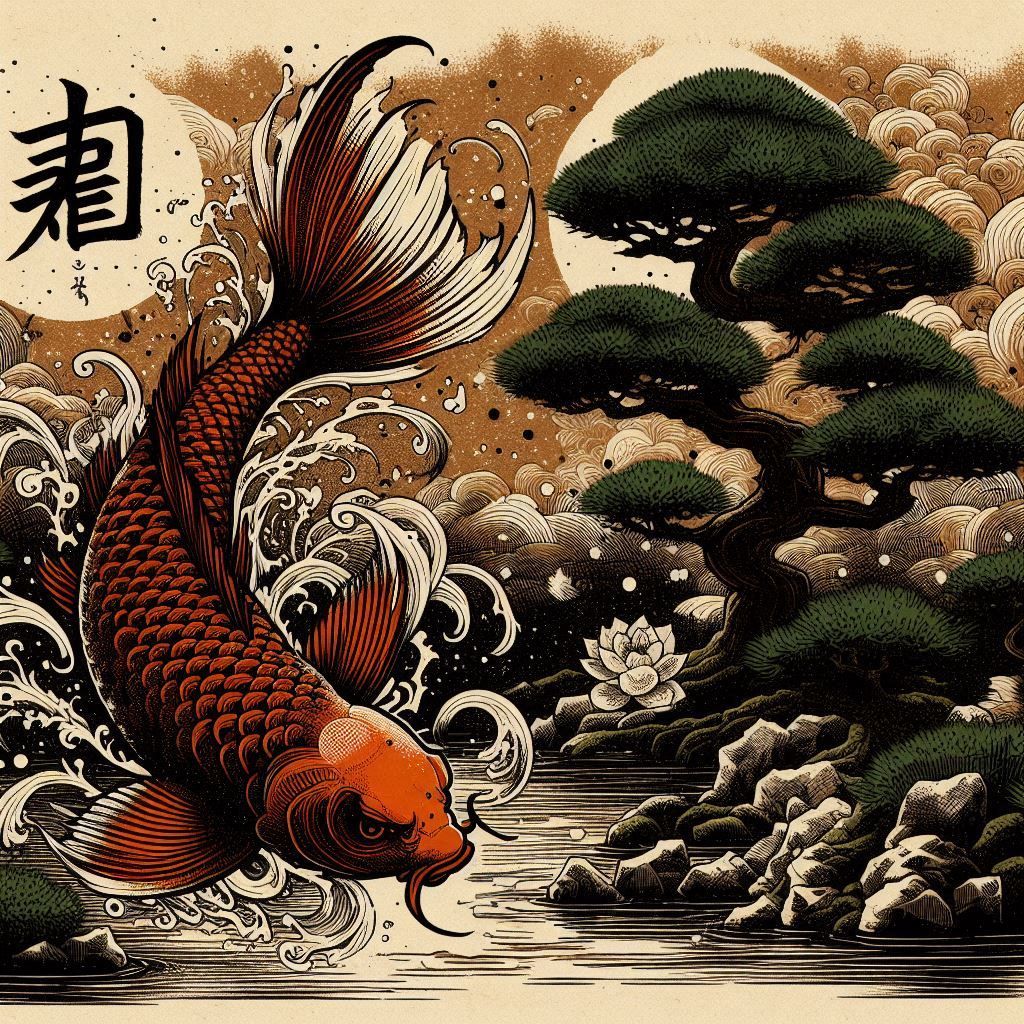 Koi Pond in the Zen Garden