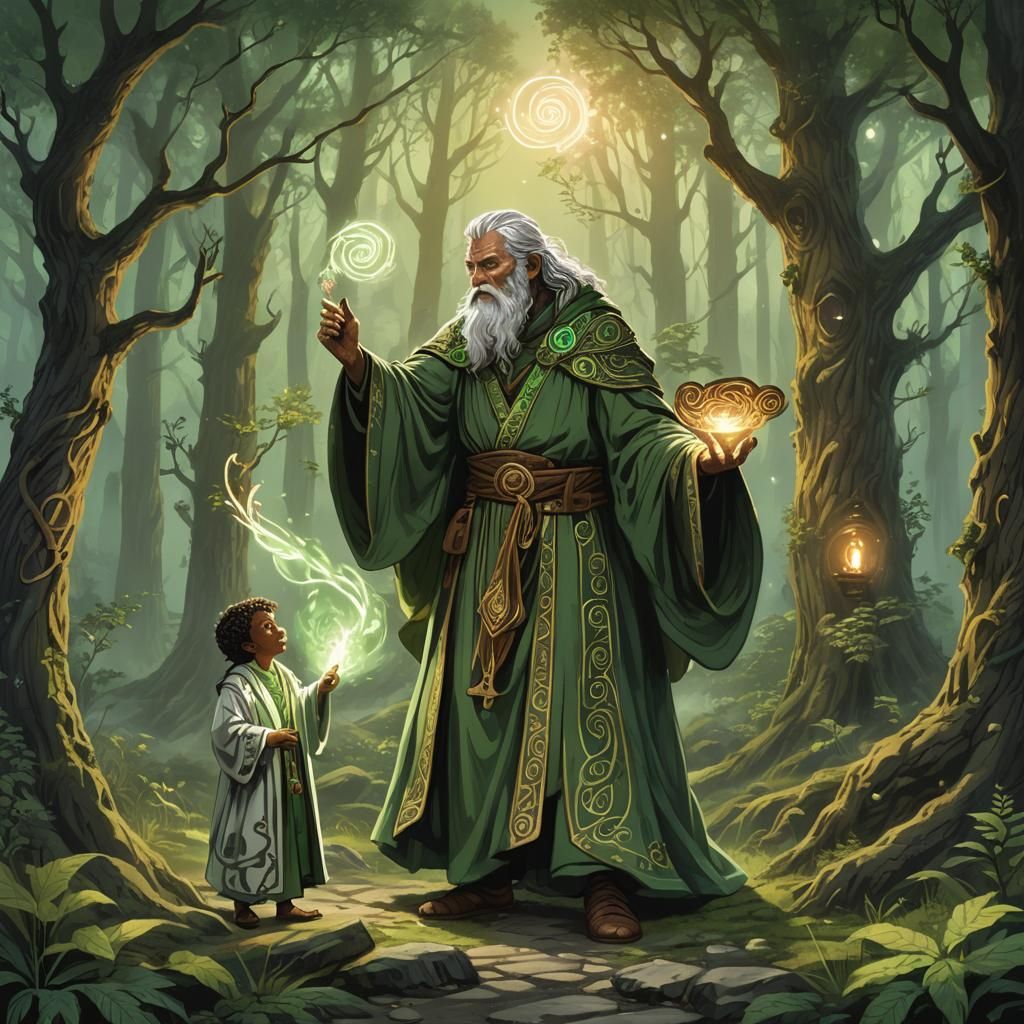 Druid training at the glen.