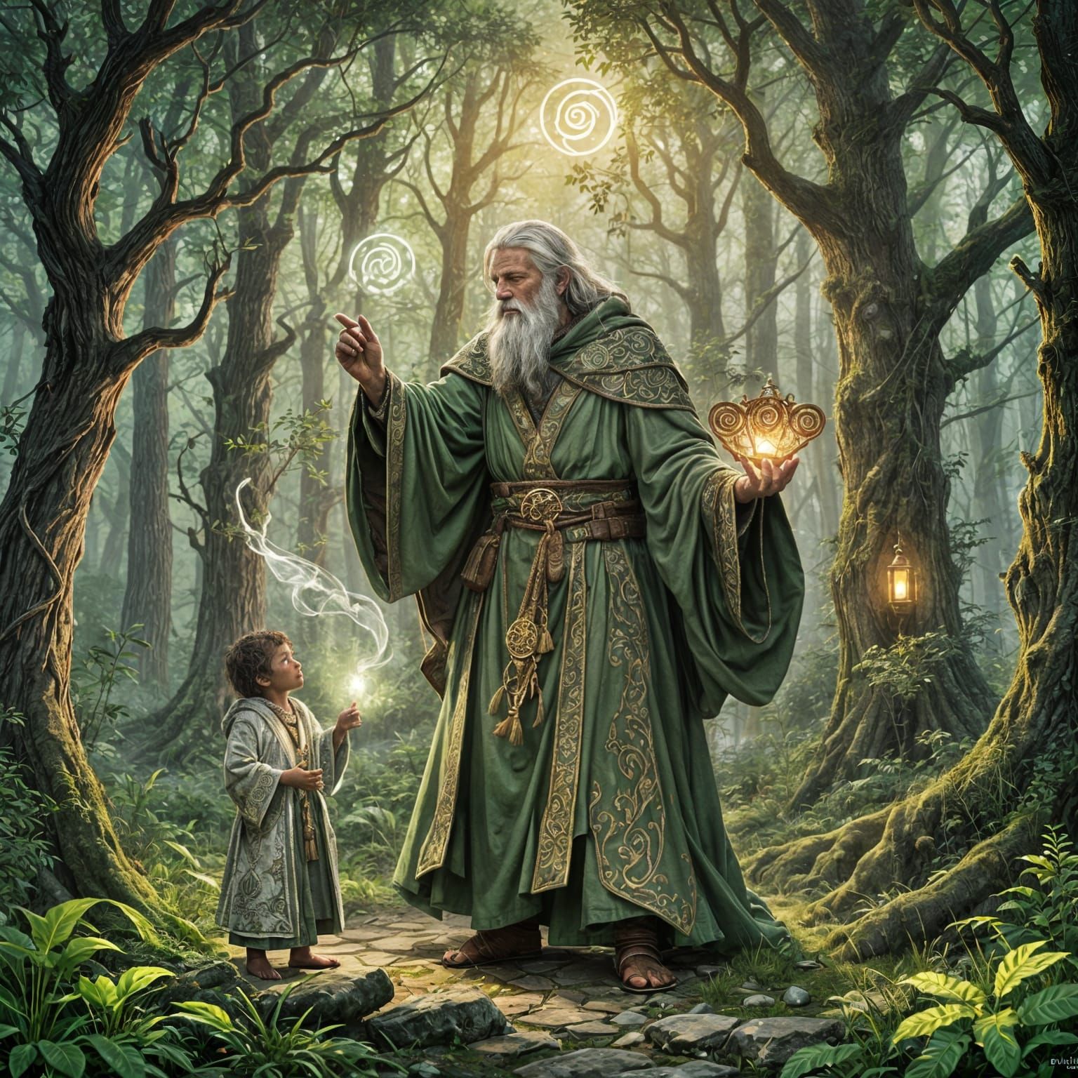 Druid training at the glen.  by @Jesper Engstrom