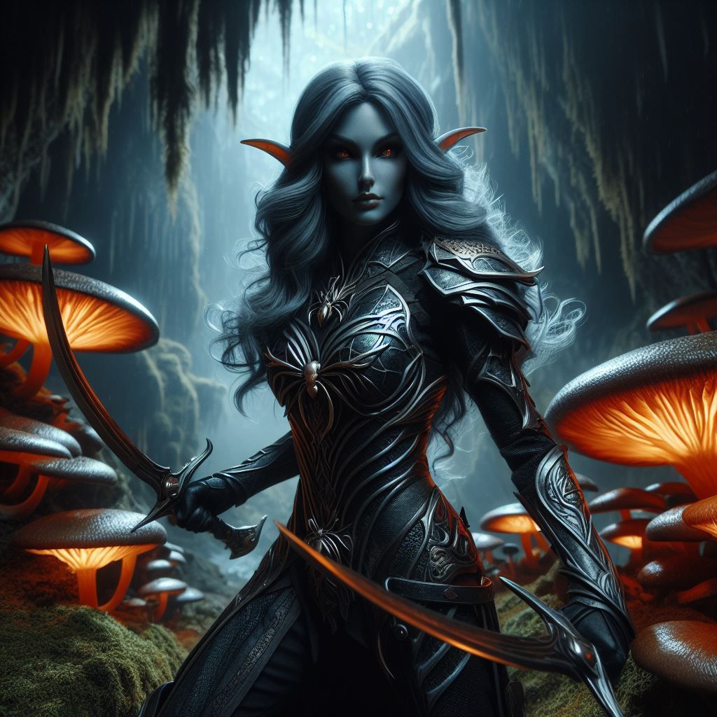 Drow in the Underdark