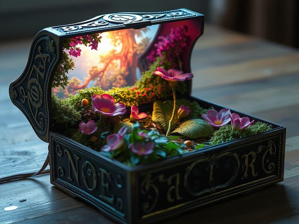 Wildflower Keepsake  by @Vintage Pixel