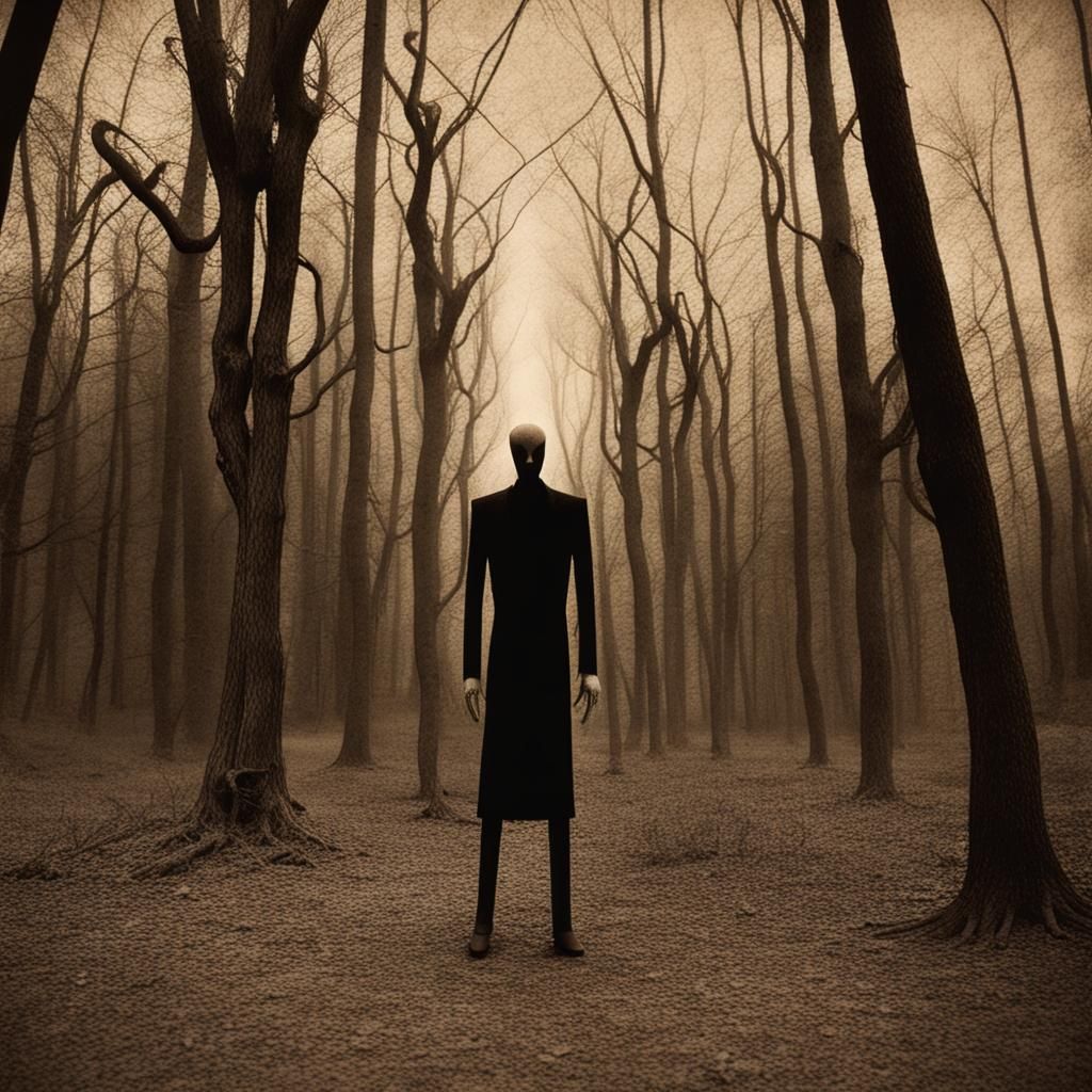 Slenderman - AI Generated Artwork - NightCafe Creator