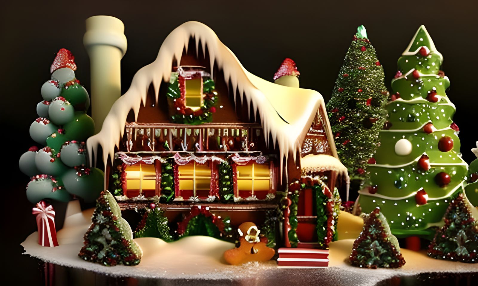 Gingerbread Farmhouse
