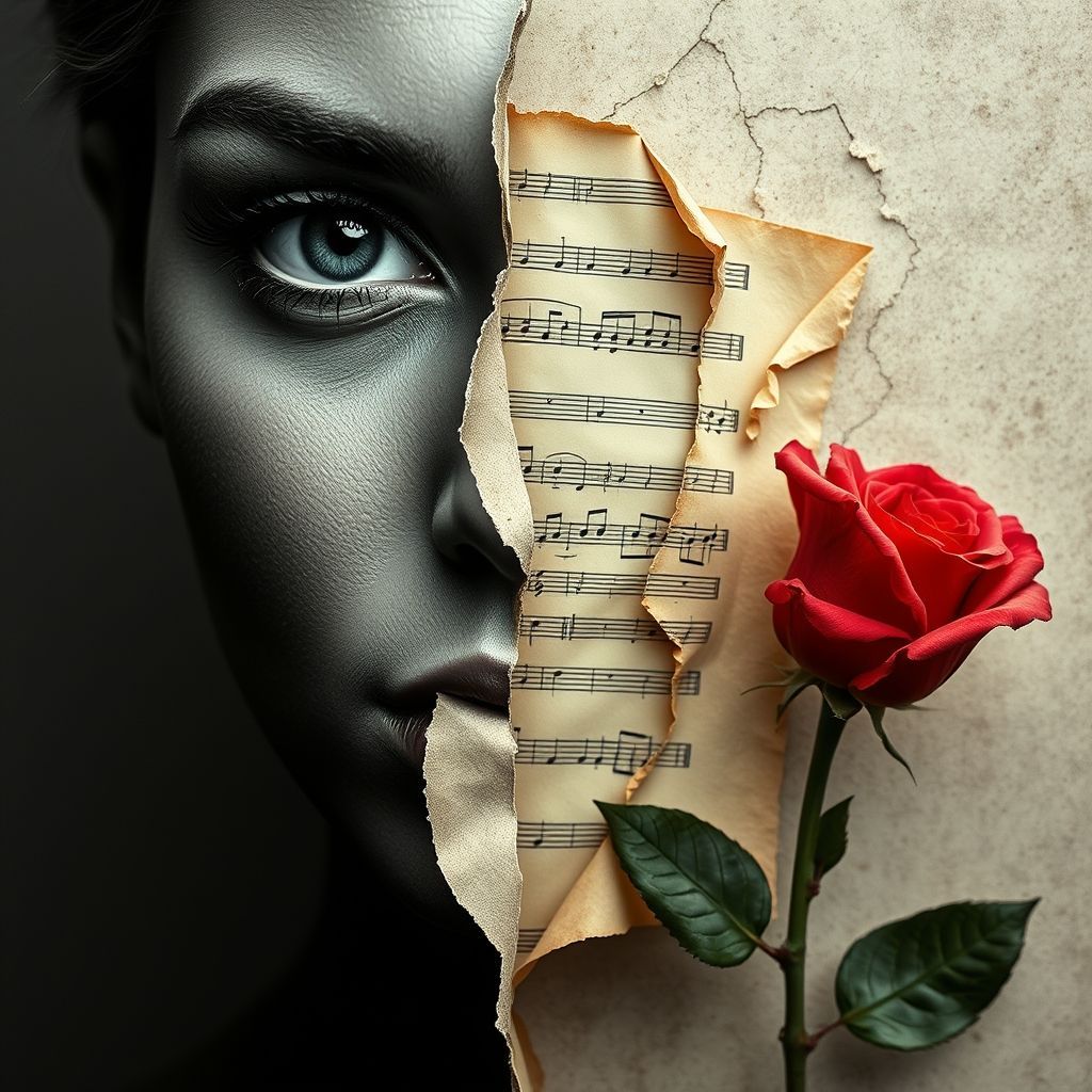 A captivating, cinematic conceptual art piece